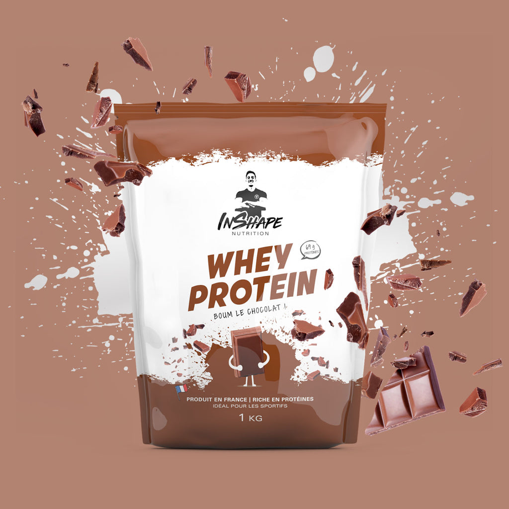 Whey protéine professionnelle 100% pour la musculation - Nutrition sportive